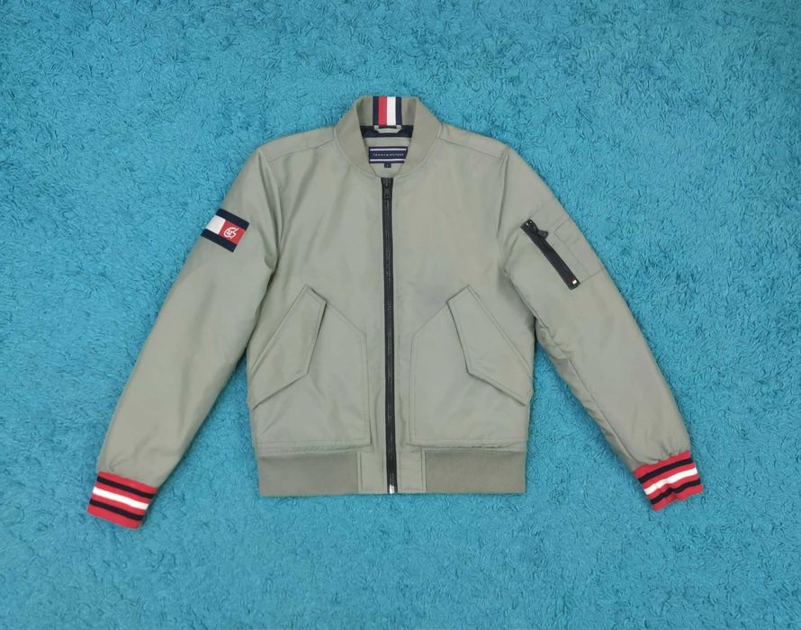 Geaca Tommy Hilfiger Bomber Jacket Green
