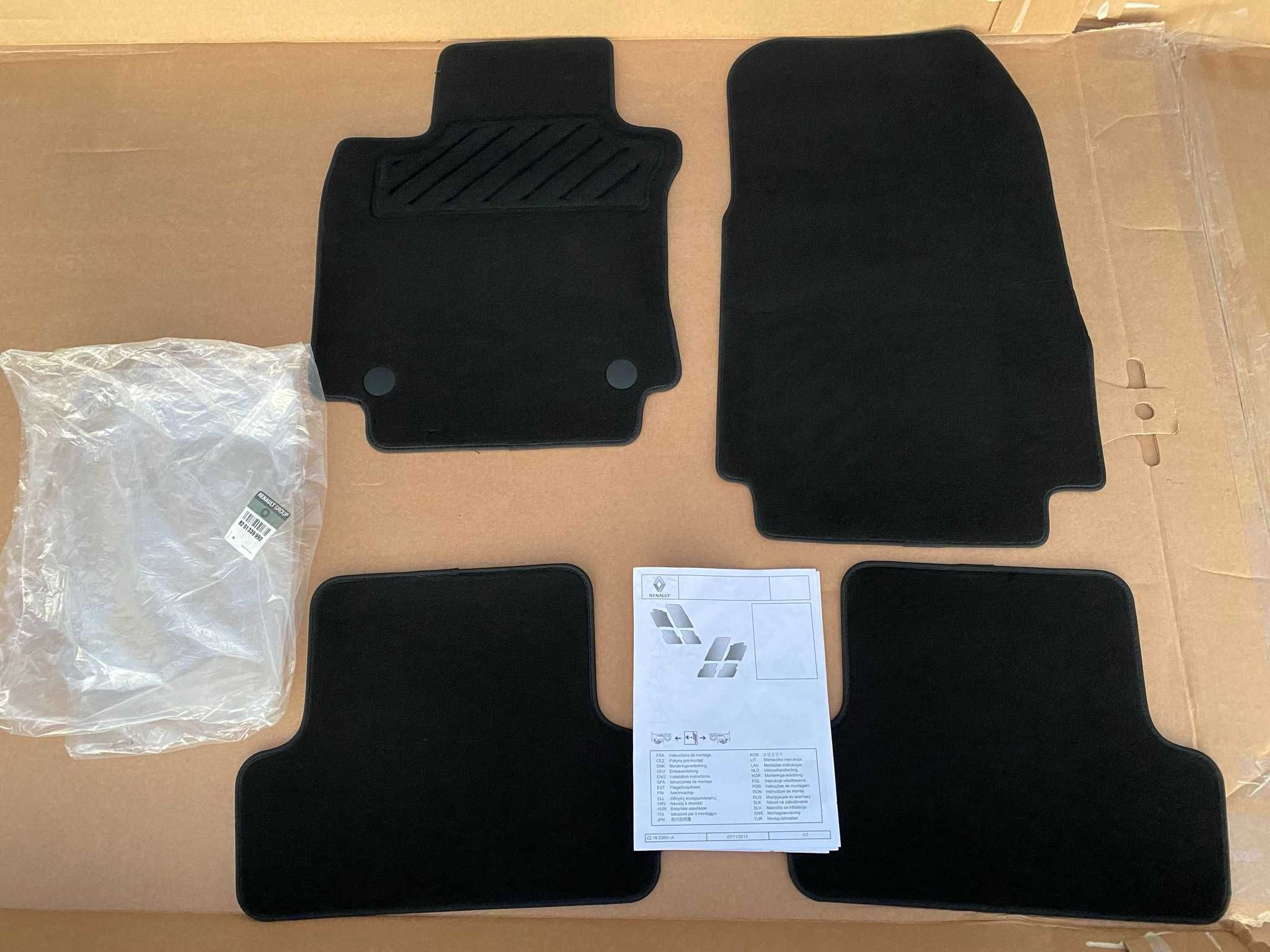 Set covorase, presuri auto noi, Renault Clio 4 2012+, originale