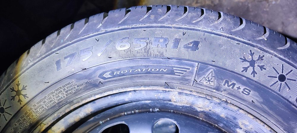 Vand Roti Opel 4x 100 cu anvelope de iarna M+S