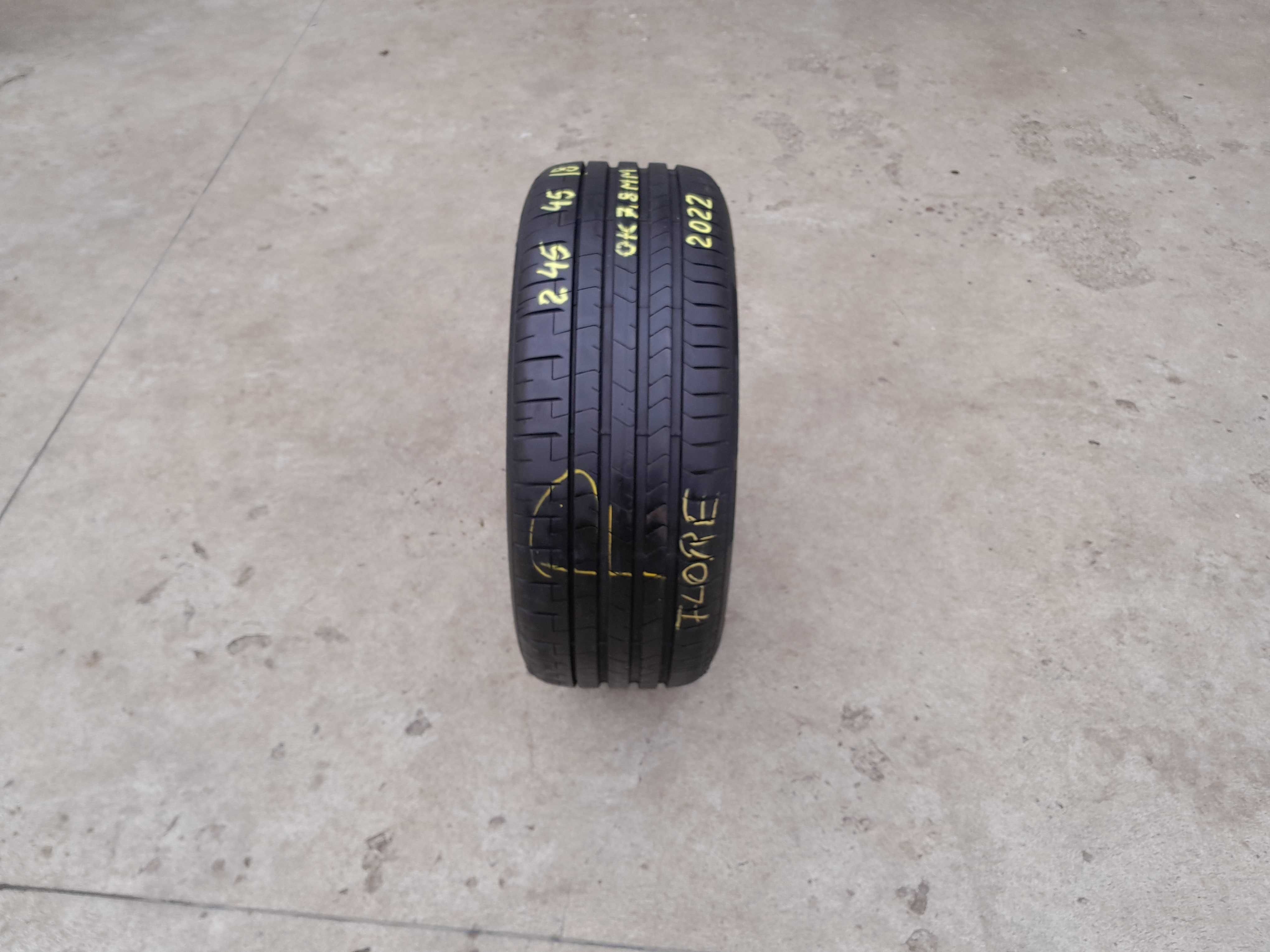 O anvelopa de vara 245 45 18 pirelli p zero pz4 cu 7,8 mm dot 2022