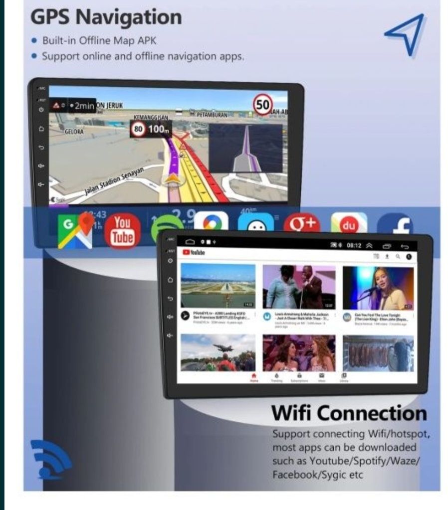 Navigație Android pentru Toyota Avensis 2003-2009