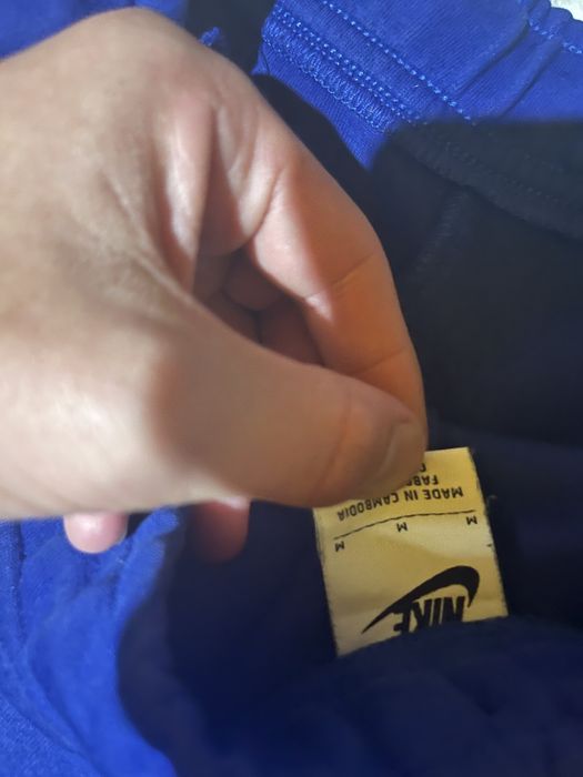 Pantaloni nike tech albastrii