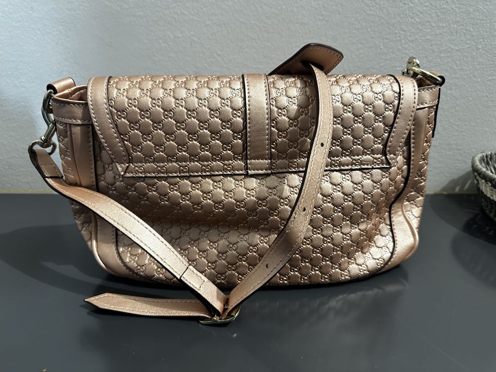 Розова чанта Gucci