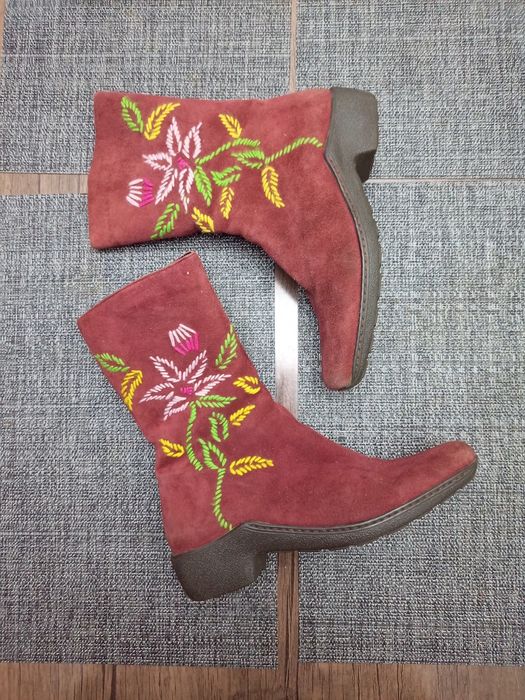 Сапоги женские зимние  замшевые размер 38