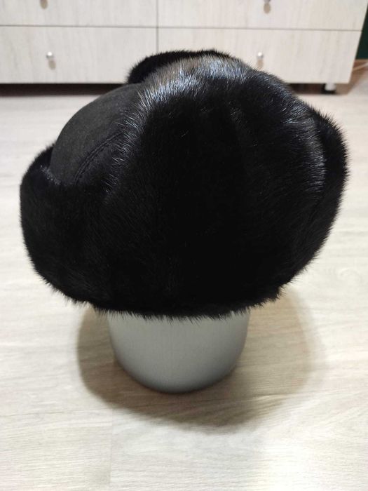 Шапка ушанка норковая в идеальном состоянии