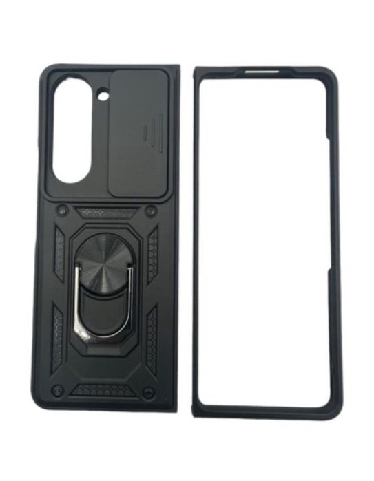 Samsung Z FLIP 4 5 6 Z FOLD 4 5 6 - Husa Silicon Armour Suport Metalic