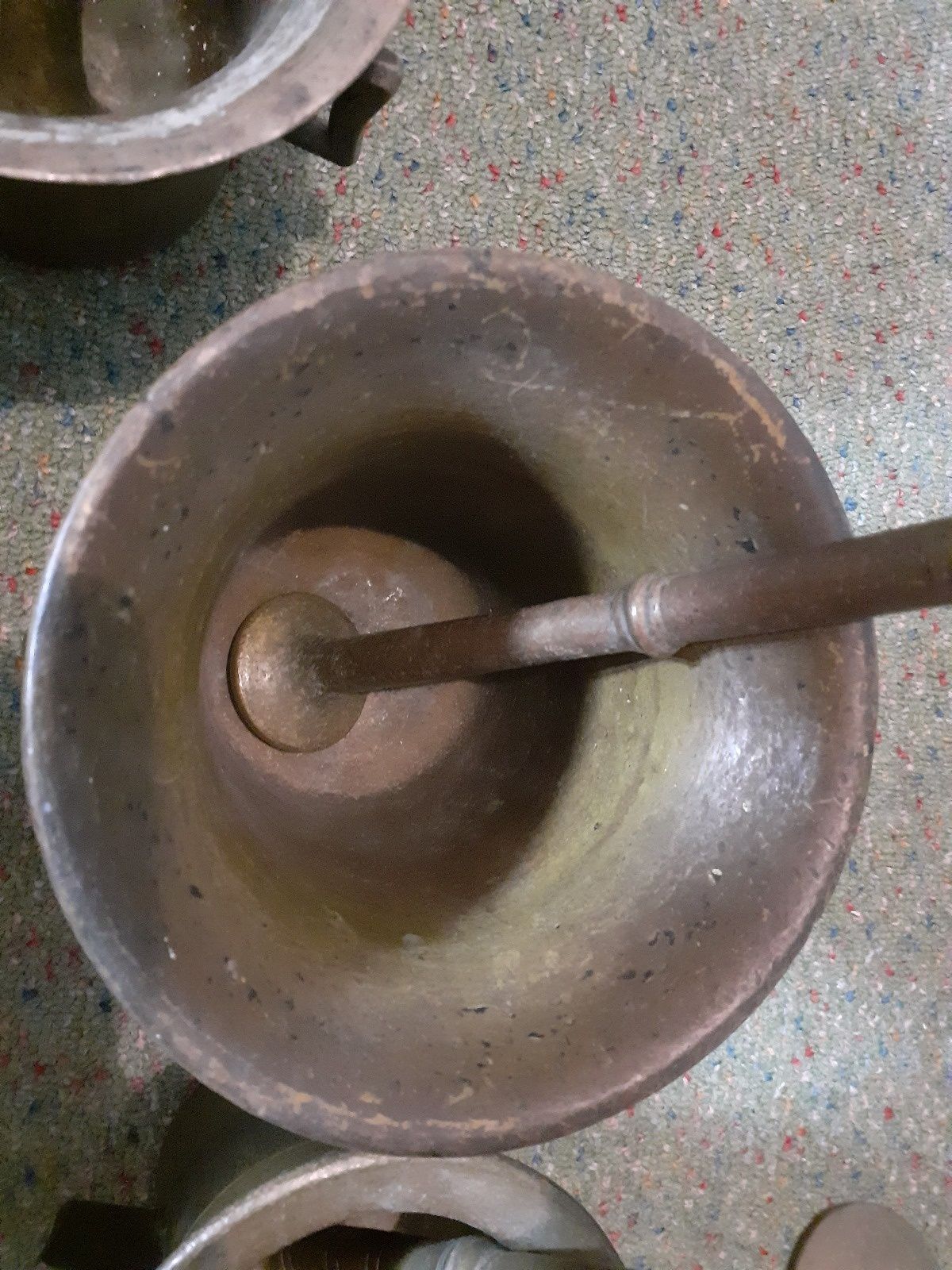 3 mojare mari de bronz (vechi, autentice)