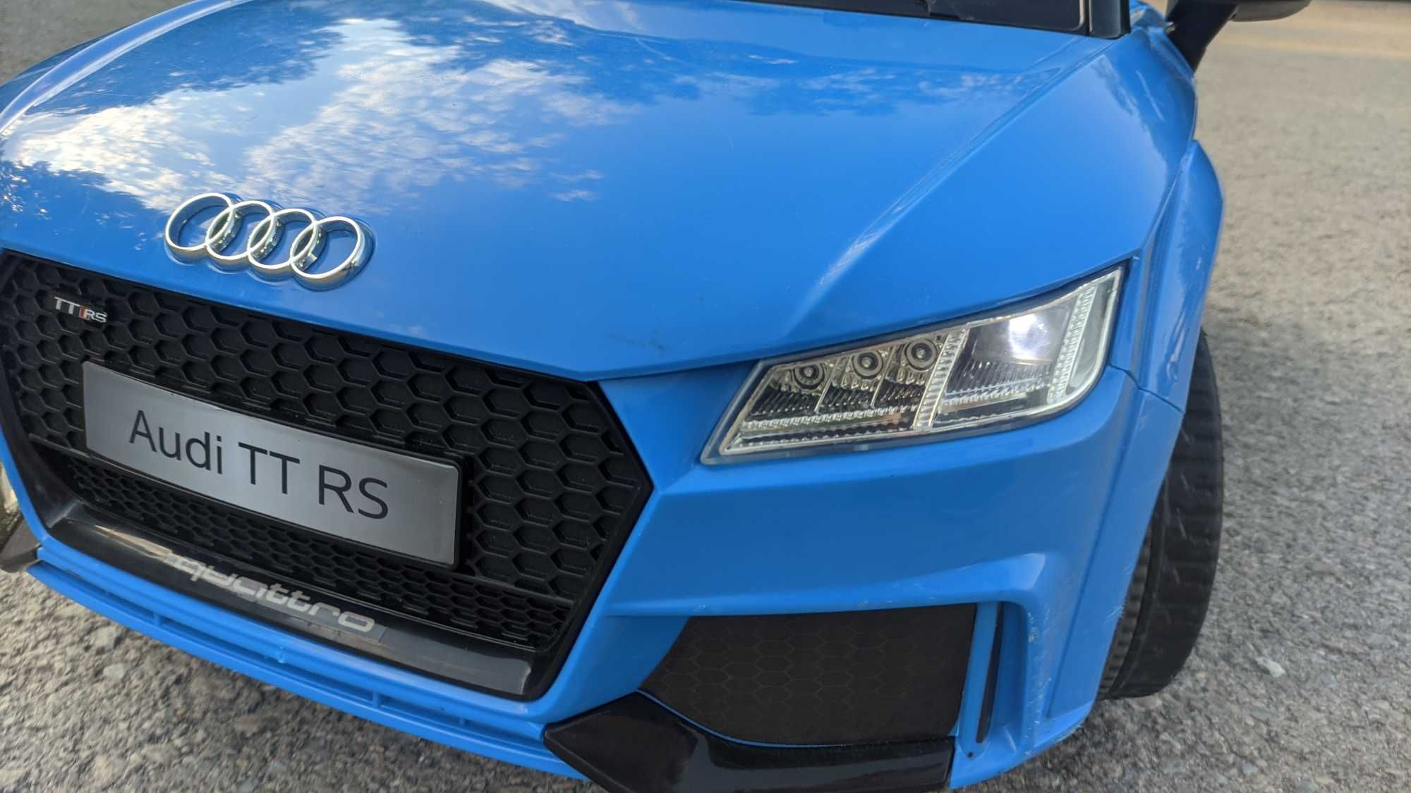 Акумулаторна кола с родителски контрол 6V AUDI TT Синя