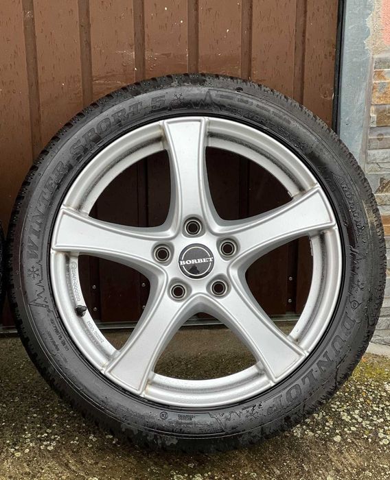 Jante aliaj Borbet F2 brilliant silver R17 Volkswagen, Skoda, Seat