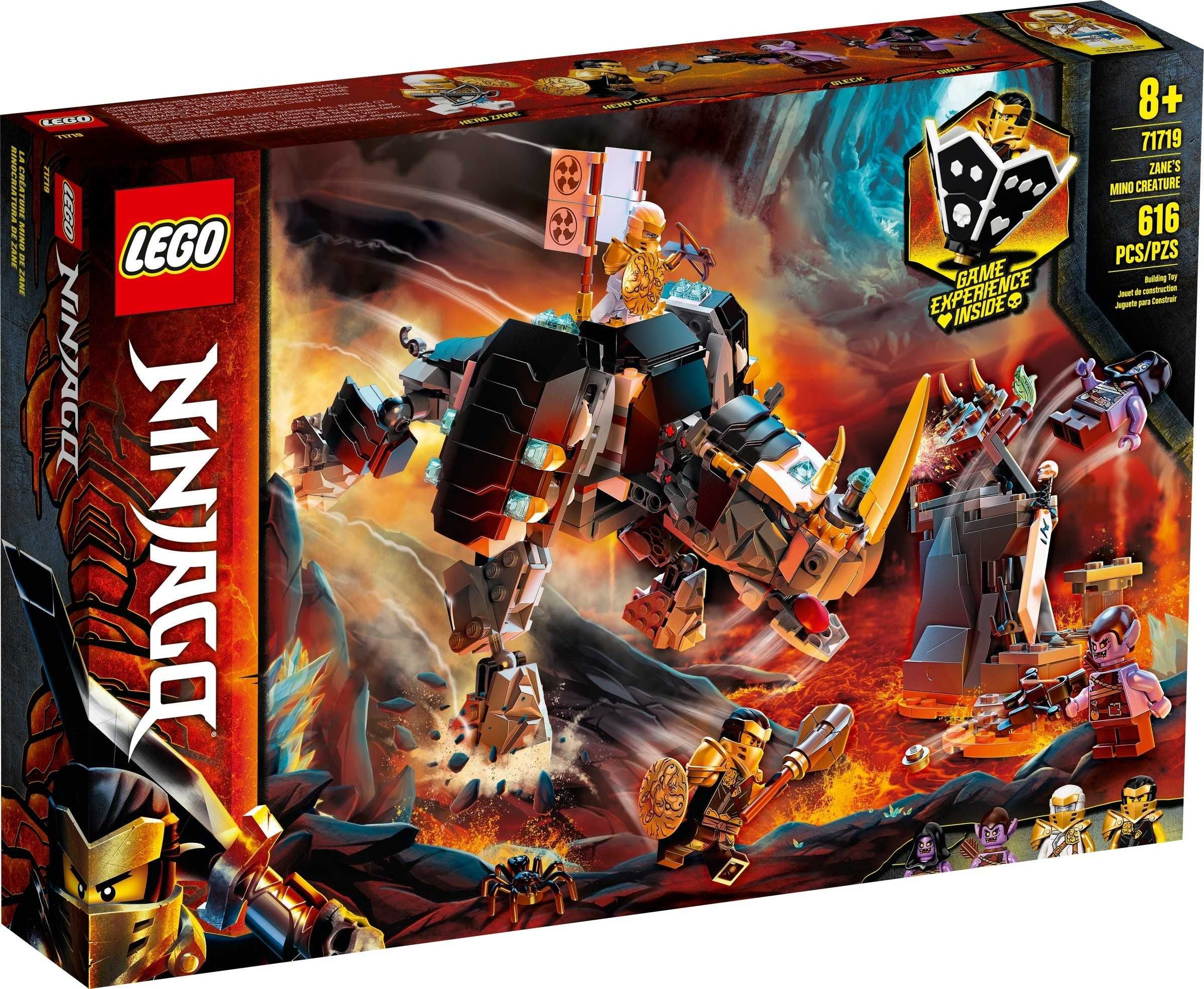 Lego NINJAGO 71719 - Creatura Minotaur a lui Zane- NOU, sigilat