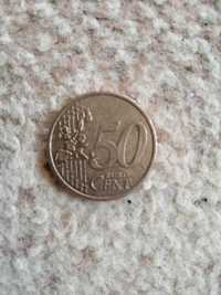 Moneda 50 euro cent 2002 irlandeza