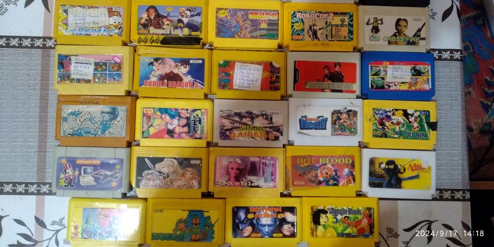 Lot 29 dischete , casete joc  Terminator Sega etc