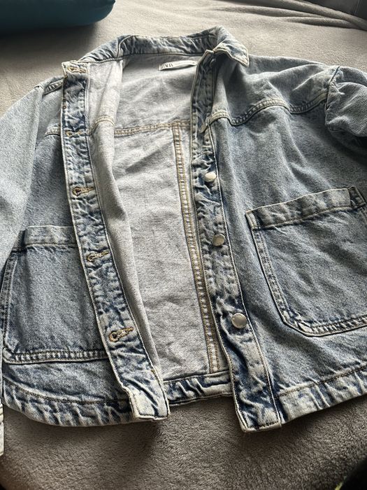 Дънково дамско яке на Zara