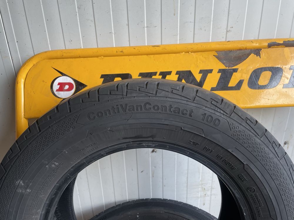 2бр. Continental VanContact 100 215/65/16C, 7мм грайфер, ДОТ 2022