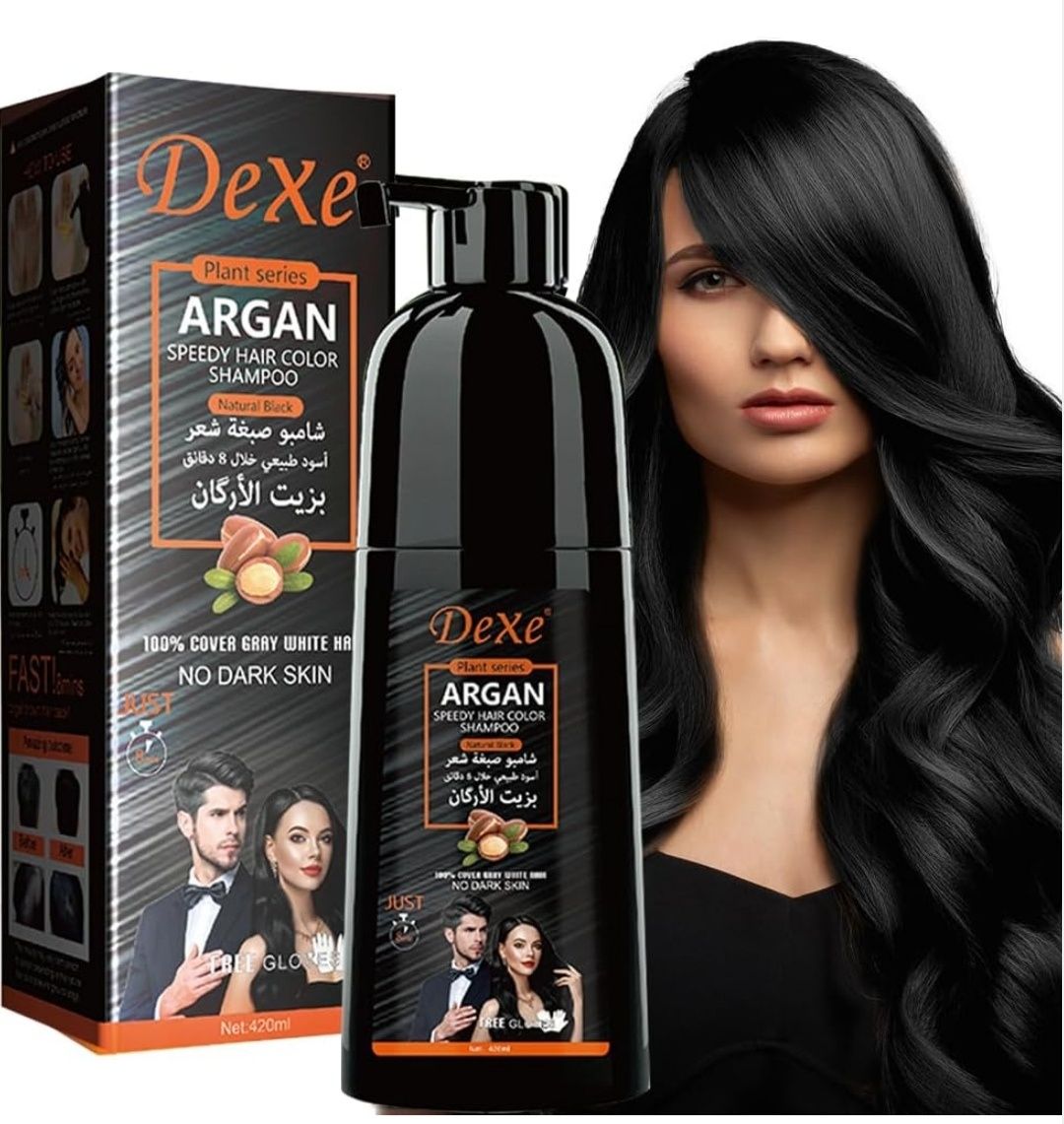 Dexe Argan шампунь крем краска для волос
