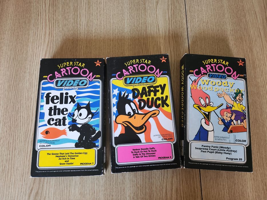 Casete video originale (filme si desene animate)