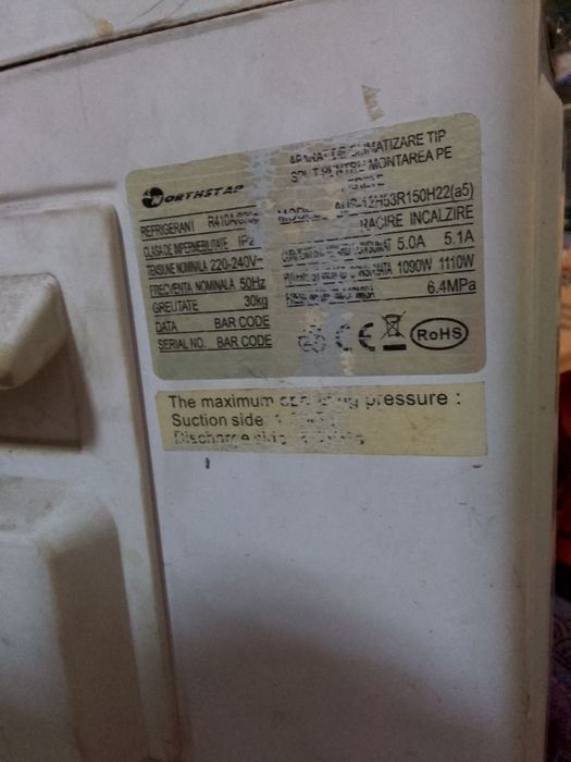 Aer condiționat 12000 btu funcțional