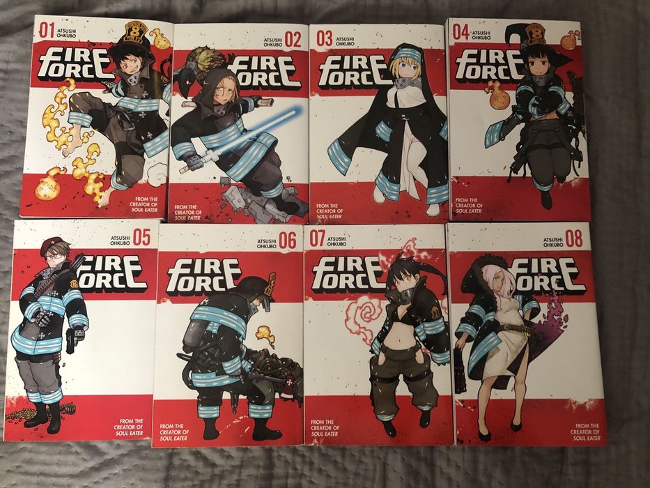 Manga Fire Force, 8 volume