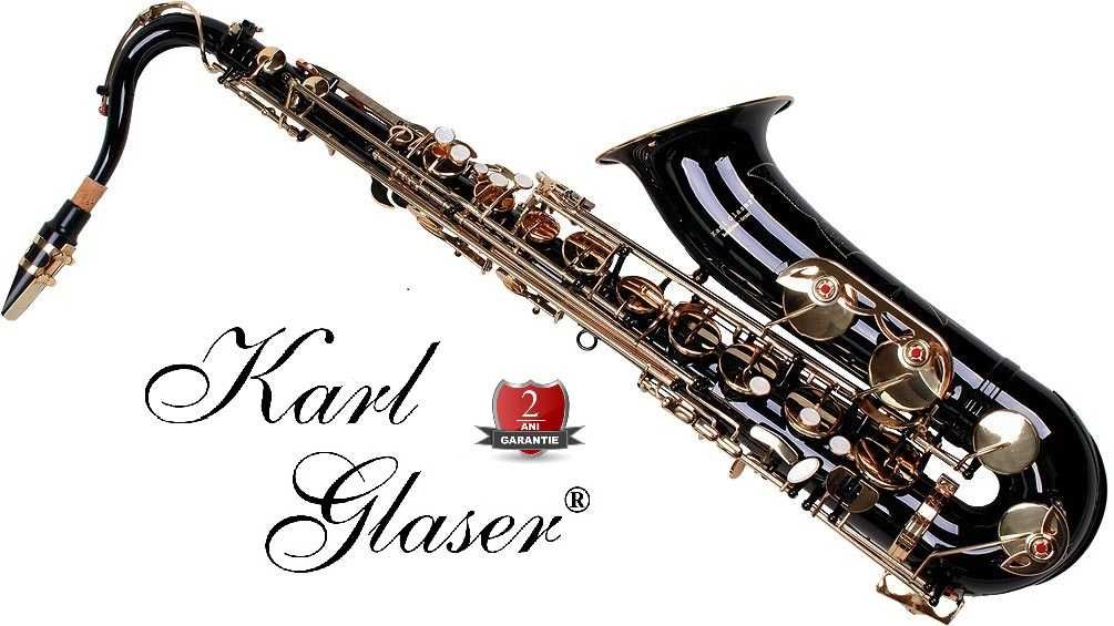 Tenor Saxofon NEGRU+AURIU curbat Karl Glaser Sax Saxophone Bb(Sib)