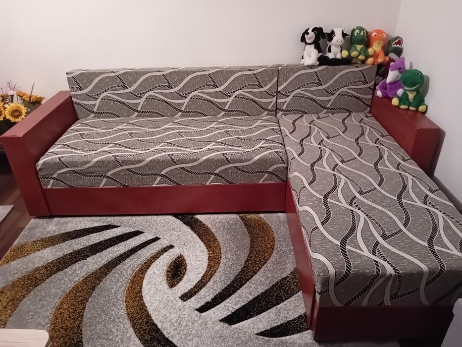 Colțar extensibil,cu 2 locuri de depozitare