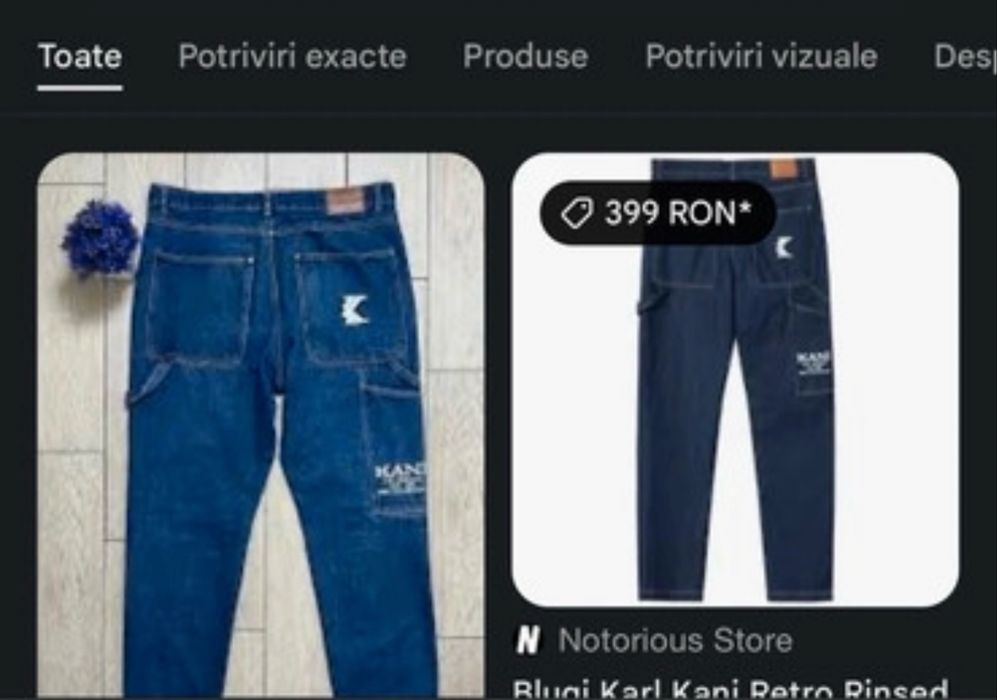 Blugi karl kani barbati marimea M
