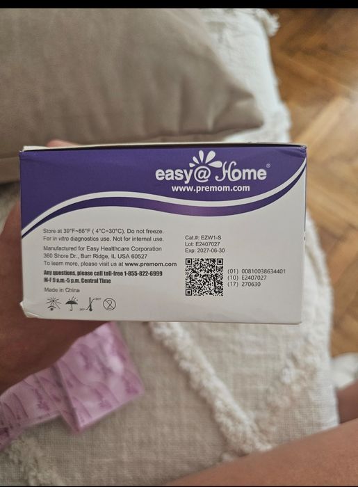 Vand teste sarcina easy home
