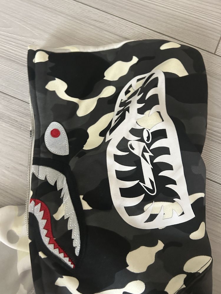 bape city camo black/white