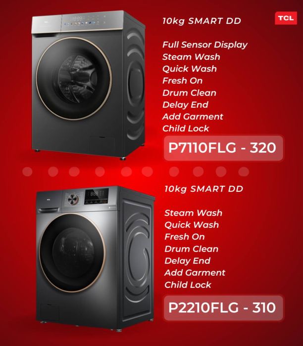 Стиральная машина TCL 10 кг DD motor