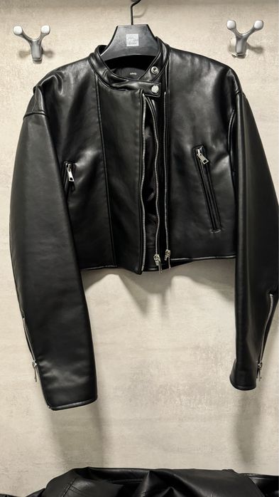 Косуха Куртка mango кожаная