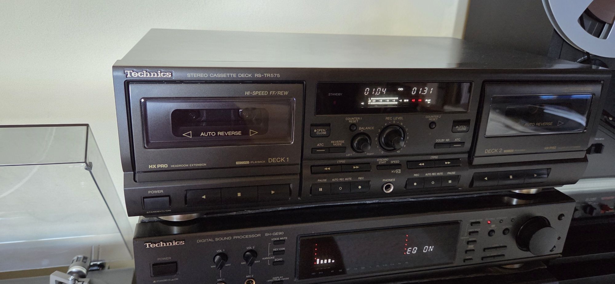 Technics deck rs tr 575 cu inregistrare pe ambele casete