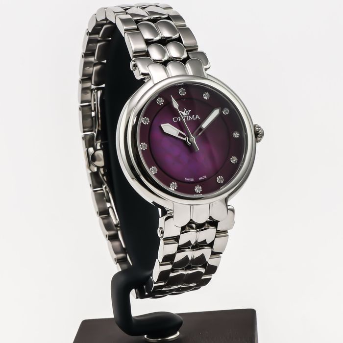 Ceas elvețian unic - Optima OSL363-SS-5 - Damă