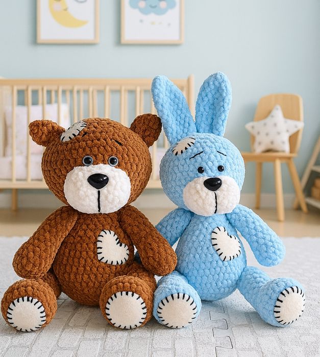 Плетени играчки ръчна изработка