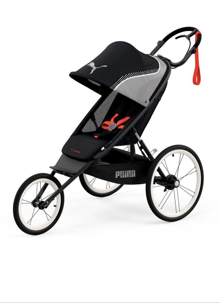 Бебешка количка за бягане (триколка Cybex AVI PUMA Black)