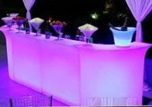 Mobilier led evenimente cocktail livrare 24h