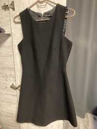 Къса черна рокля на Зара Размер М