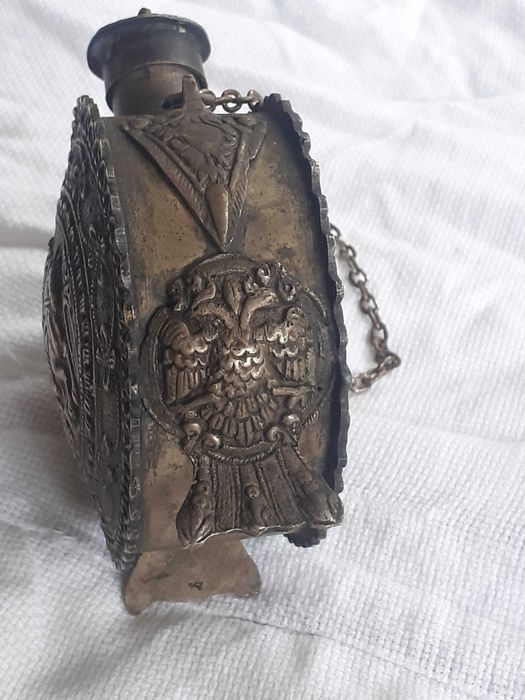 Автентичен възрожденски бронзов павур Свети Георги