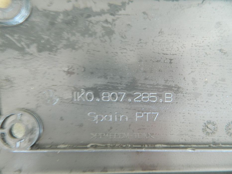 Suport numar bara fata, VW Golf 5 GTI  /  Jetta  /  Golf 5 Kombi, 03-09, 1K0807285B