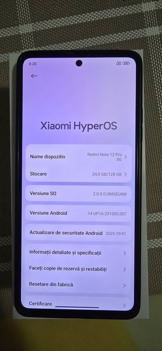 Vând Xiaomi note 12 pro 5g
