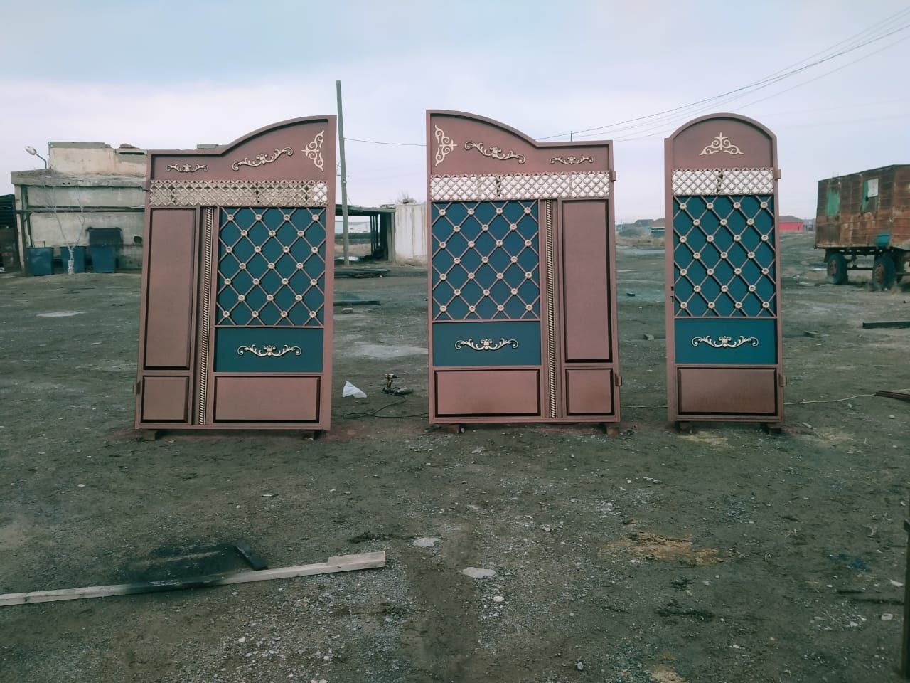 Навес варота дайын какпа