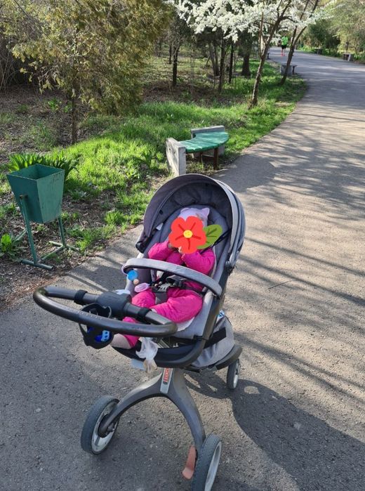 Коляска stokke б/у