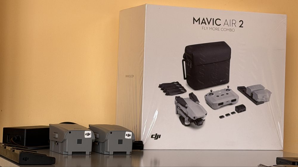 DJI Air 2 Combo – КАТО НОВ! + ПОДАРЪК Площадка за Кацане