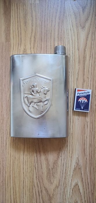 Фляга фляжка металлическая