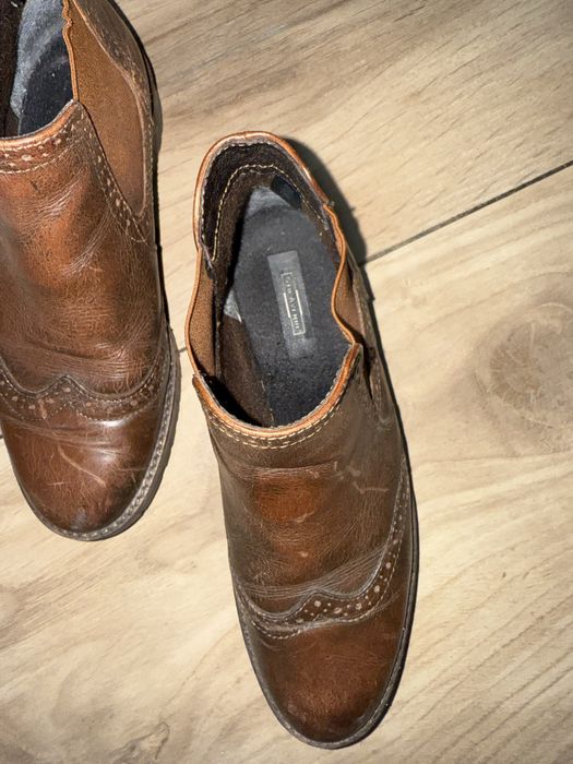 botine piele marimea 36
