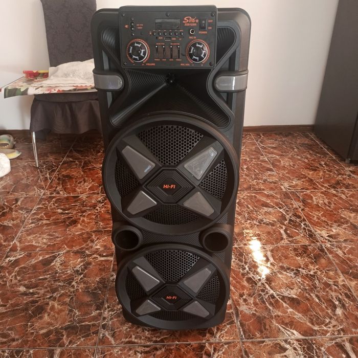 Vând boxa portabila are toate accesoriile