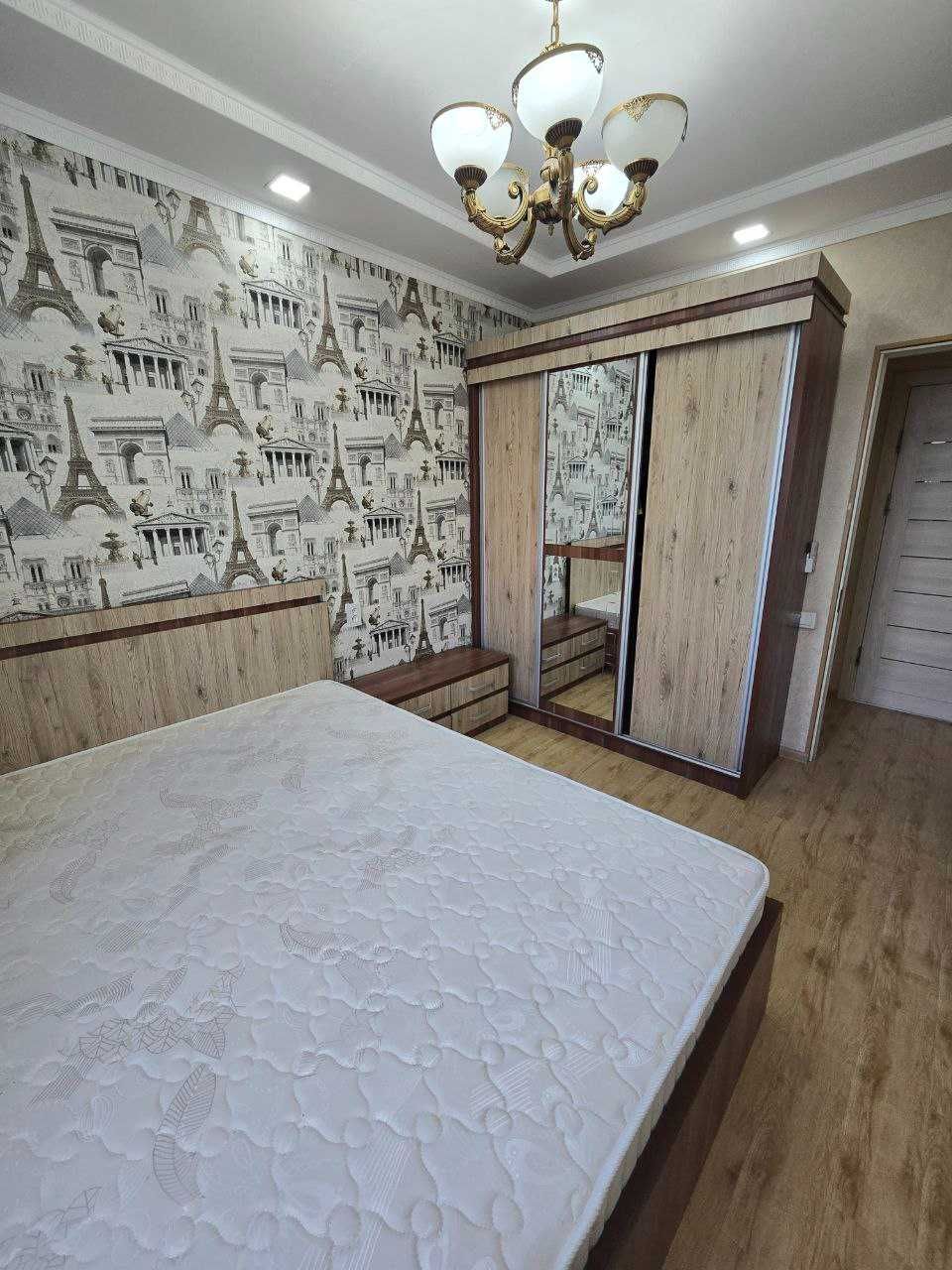 2комнатная квартира Ойбек, Гарант банк 60м2 ремонт мебель техника КС