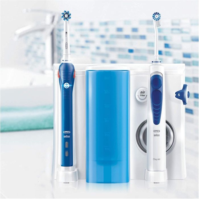 Oral-B Oral Care Center PRO 2000 електрическа четка+ Oxyjet Oral ирига