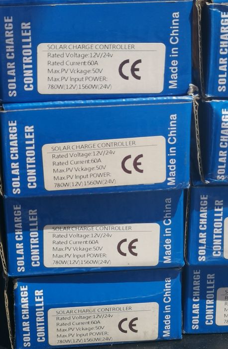 Соларен Контролер за зареждане 60А, 12/24V, PWM