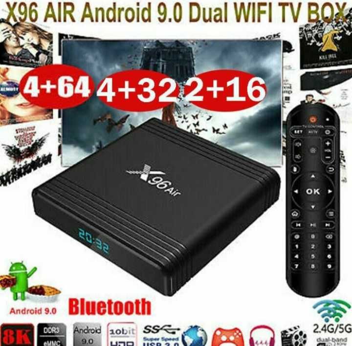 ПРОМО Tv Box x96 air Amlogic S905X3 тв бокс ULTRA 8K онлайн телевизия