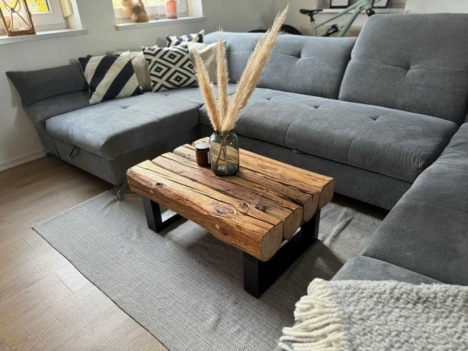 Маса за кафе от старо дърво