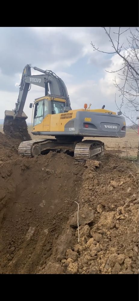 Inchiriez excavator , inchiriere excavatoare 3 - 35 tone